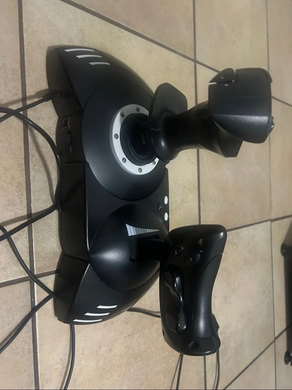 Black Twin Flight Joystick and Throttle Controller